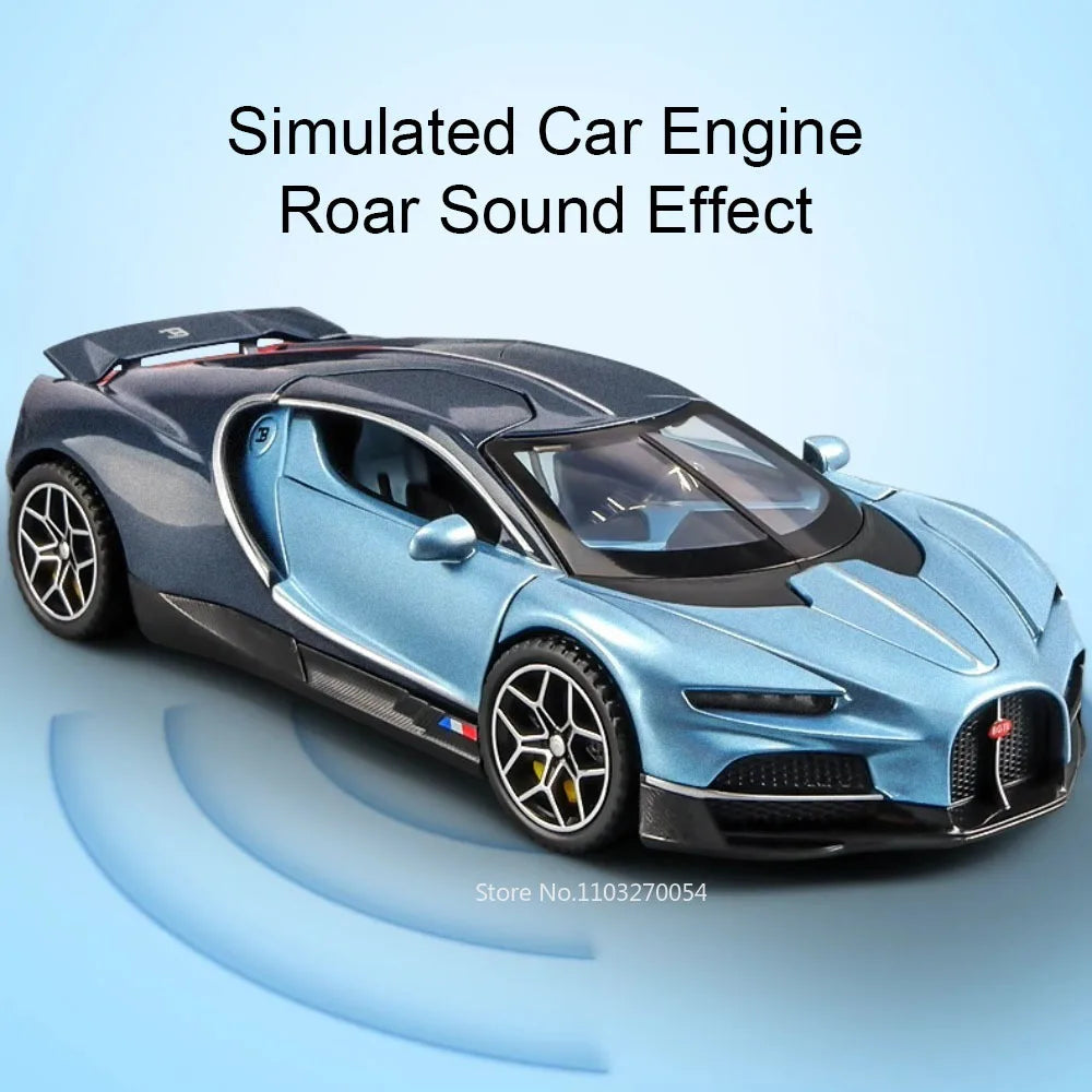 1:32 Tourbillon DIVO Alloy Model Toys Diecast Car Sound Light Pull Back Doors Opened Miniature Vehices for Kids Birthday Present