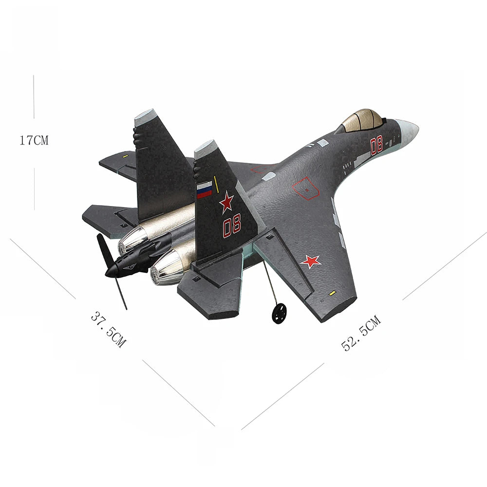 SU-35 Fighter QF009 375mm Wingspan 3D/6G Switchable 6-Axis Gyro 2.4G 4CH EPP RC Airplane Aircraft Fixed Wing KIT + Motor