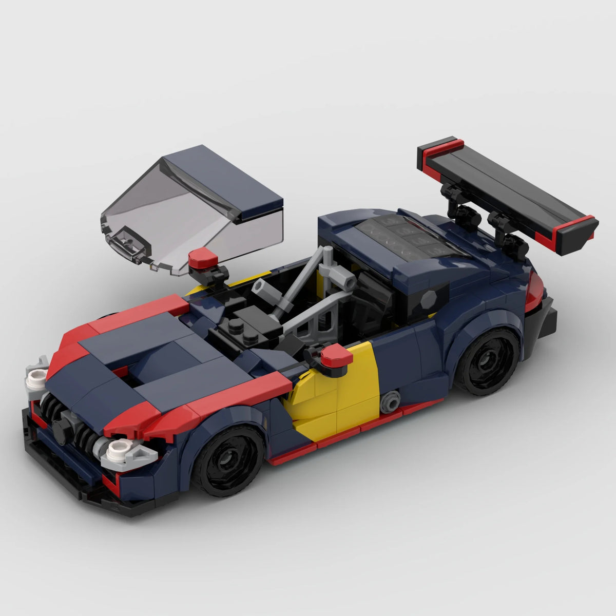 Technical GT3 Supercar Building Blocks MOC-258495 Verstappen Racing Speed Sports Car Model Assembly Bricks Toys for Adults Gifts