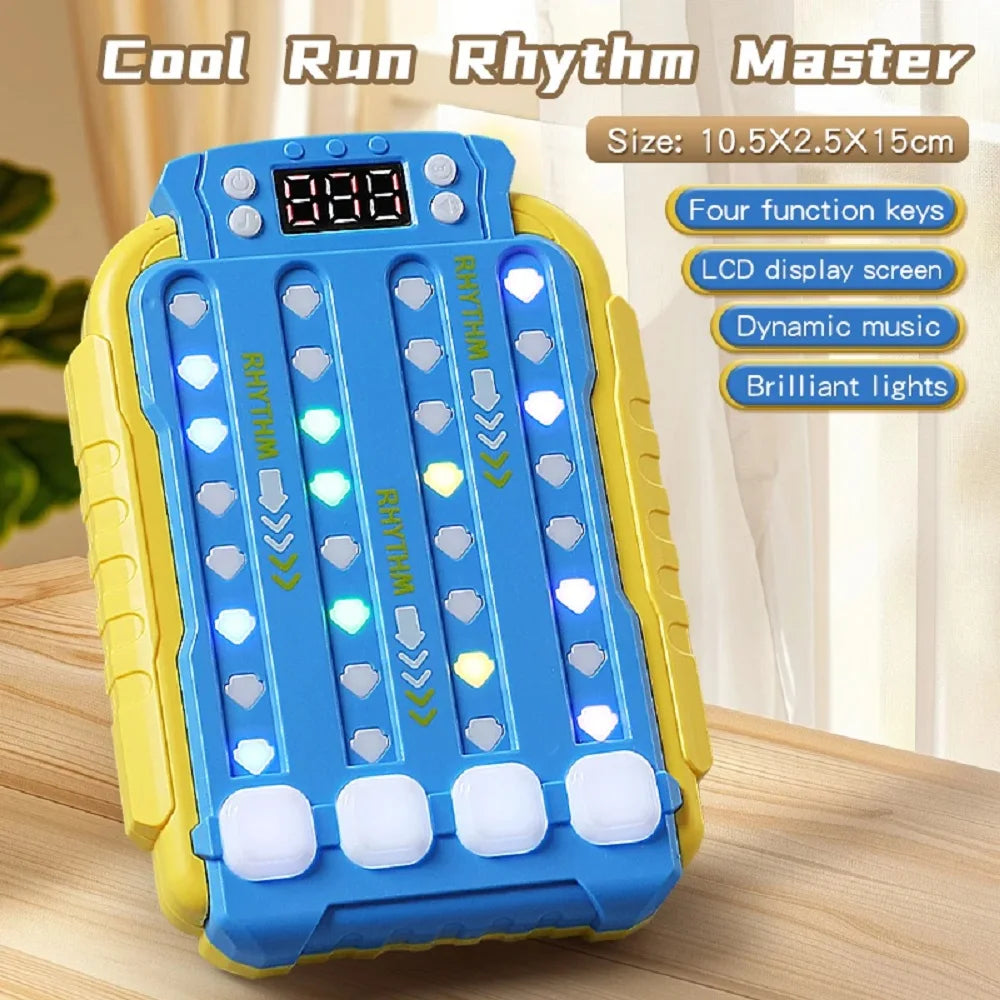 Music Rhythm Press Puzzle Toy Decompression Concentration Training Game Safe Fidget Toy for Kids Boys Girls Birthday Gift