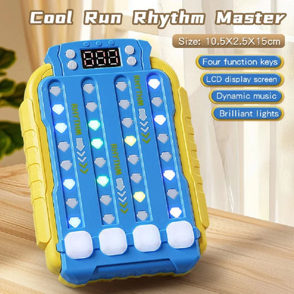 Music Rhythm Press Puzzle Toy Decompression Concentration Training Game Safe Fidget Toy for Kids Boys Girls Birthday Gift