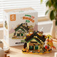 479PCS Forest Cabin Mini Building Blocks Set City Street View Greenhouse Windmill Tree House DIY Model  Birthday Gift