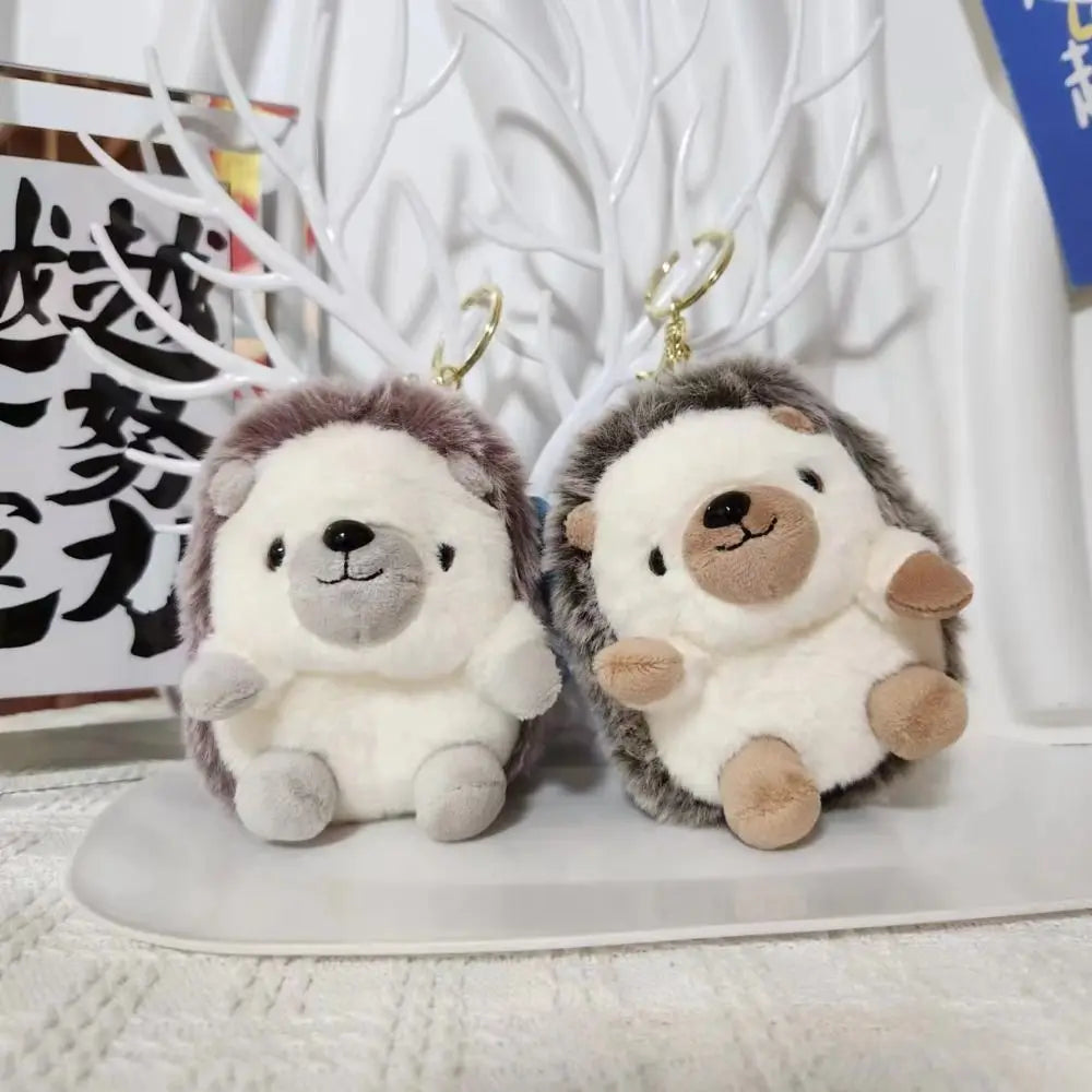 Adorable Little Hedgehog Keychain Mini Hedgehog Little Hedgehog Pendant Soft Stuffed Cute Hedgehog Keyring Hanging Decor
