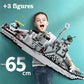 65CM Super Large Navy Warship Building Blocks Army Ship Model 6 in 1 Multi Shape Building Blocks Toy Set for Boys Toys