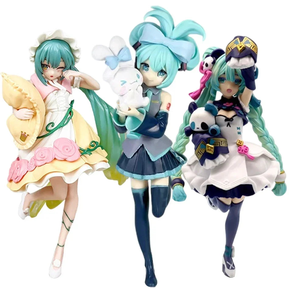 Animation Anime Popularity King Hatsune Miku Handmade Devil Hatsune Miku Cat Ear Hatsune Miku Cute Handmade PVC Model Decoration