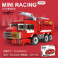 Racing Car Bus Engineering Vehicle Ambulance Pull Back Model Building Blocks Brick Toys Children Boys Birthday Gift Brick