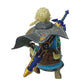 12cm Legend Of Zelda Anime Link Kingdom Of Tears Squatting Position Statue Game Pvc Handheld Models Dolls Ornaments Gifts