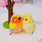 Genuine Licensed Love Parrot Creative Pendant Magnetic Pendant Plush Keychain Couple Style Girls' Backpack Decoration Love Gift