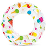 Recreation 59230EP Lively Print Swim Ring 20 Assorted Designs for Pool Fun Durable Vinyl Vibrant Colors Easy Inflation and Stor