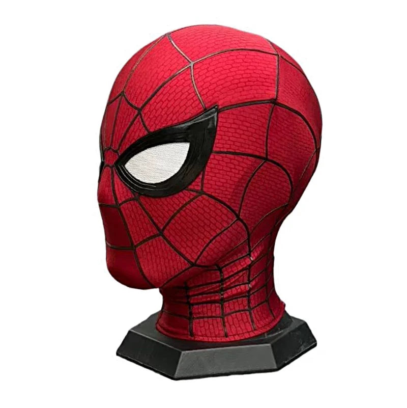 Stock Spiderman Brand New Day Adult Cosplay Mask With Magnetic Back Cover 3d Webbing Strips Resin Faceshell Cosplay Helmet Toys