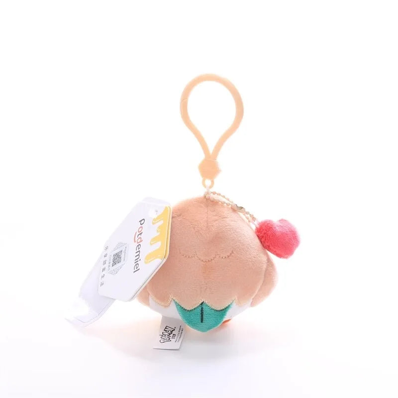 Genuine Pokemon Rowlet Love Series Kawaii Plush Stuffed Toy Keychain Backpack Pendant Keyring Doll Birthday Gifts For Kid Boys