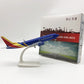 20cm Scale Toy Model Planes B737 Southwest Model Airplane Plane Alloy Diecast  Aircraft Model For Collection & Gifts