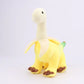 28CM Cute Peeled Banana Brontosaurus Plush Toys Soft Stuffed Dragon Animals Gift for Kids Birthday Gift Home Decor