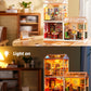 Rolife DIY Miniature House Super Creator Series Dollhouse 3D Puzzle Panda Hot Pot/Hong Kong Bites Cafe/Night Out Food Stall
