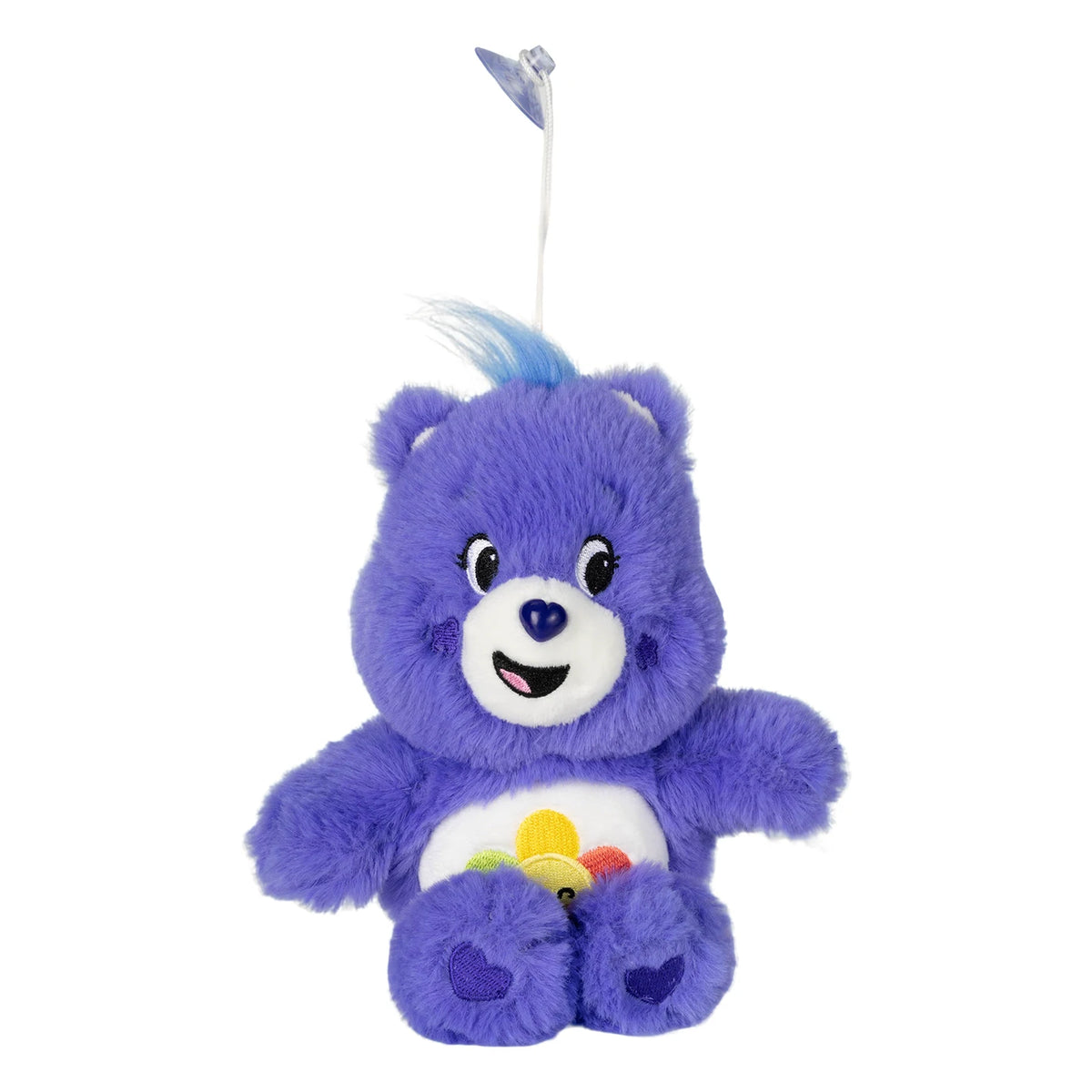 Care Bears 20cm Unicorn Hood Plush Suction Cup Ornament Wall Car Mirror Hanging Decor Cute Kawaii Stuffed Bear Toy Gift for Kids