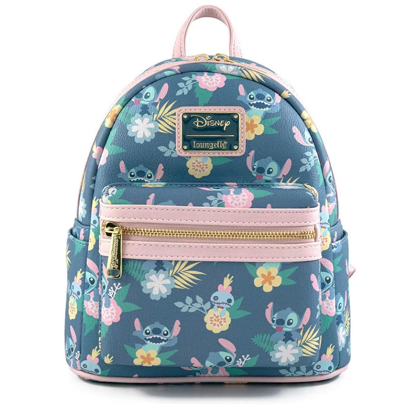 Princess Series Backpack Belle/Ariel/Snow White/Cinderella Stained Glass Portrait Mini Backpack Womens Bag Wallet