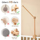 Baby Crib Mobile Rattle Toy For 0-12 Months Cartoon Felt Forest Animal Bed Bell Hanging Wooden Bracket Mobile Newbaby Rattle Toy