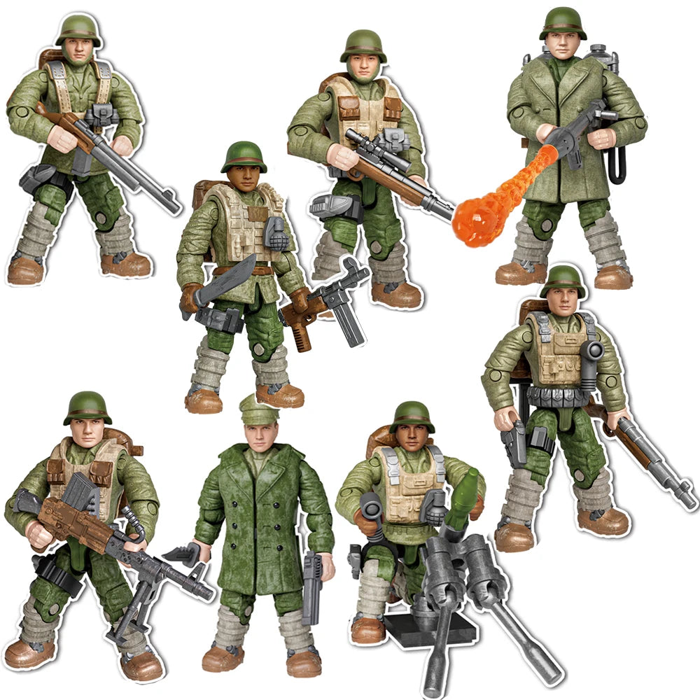 Military Army Soldiers World War SWAT Polices Soldiers Special Forces Model Assembly Building Blocks Bricks Toys Gift ﻿