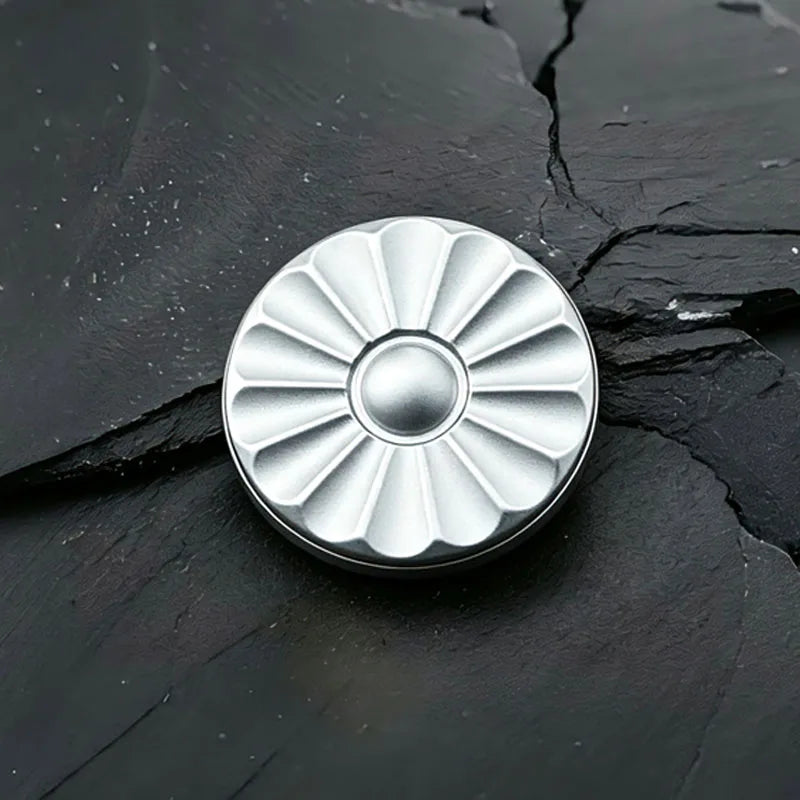 Petal Magnetic Haptic Coin Fidget Slider Stress Relief Anxiety ADHD EDC Cool Office Gadgets Gifts for Adults Teenager Boys