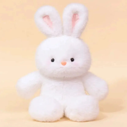 New Running Bear Plush Toys Cartoon Rabbit 40cm Stuffed Animal Stuffed with Bib Running Animal Kids