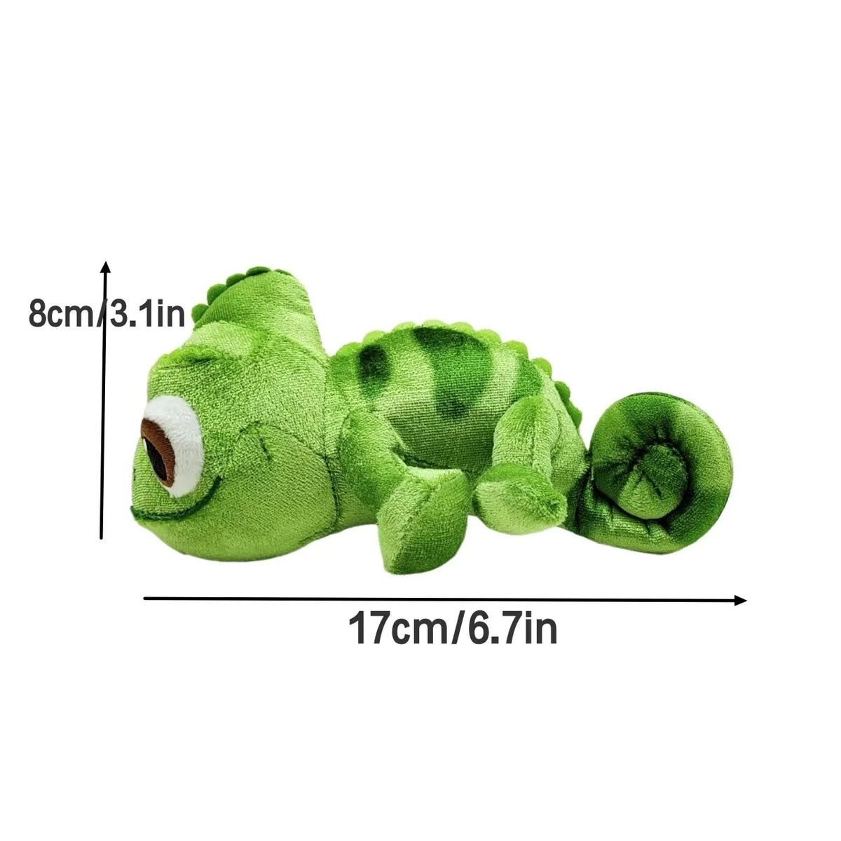 Pascal  Rapunzel Chameleon Plush Toy Soft Stuffed Animals Plush Shoulder Plush Suitable for Parties Perfect Gift for Kids