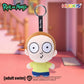 HUGKIS Official Rick And Morty Plush Keychains Stuffed Doll Pendant Bag Backpack Charm Collectibles Gifts For Adults Anime Fans