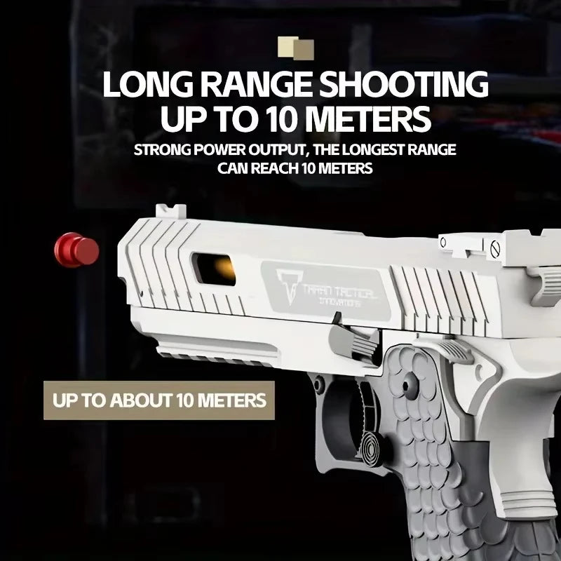 Csnoobs 2011 Continuous Shooting Toy Gun Shell Throwing Pistol Outdoor Game Revolver Radish Gun Birthday Gift