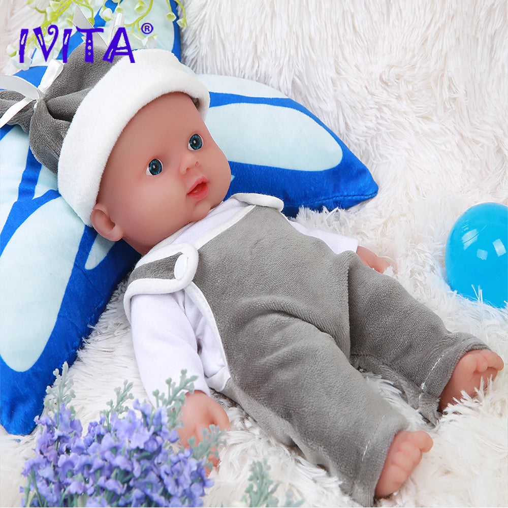 IVITA Authentic 100% Silicone Painted Reborn Baby Dolls Shipped from USA Warehouse Realistic Baby Dolls for Kids Christmas Toys
