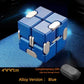 Alloy&Plastic Infinity Cube Fidget Toy Ultra-Durable Sensory Stress Reliever for Adults & Kids Anxiety Relief Gift