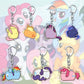 1pcs My Little Pony Keychain acrylic Pendant Anime Keyring Cartoon Decorative Pendants