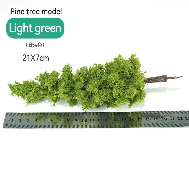 14/21cm Model Train Layout Wire Tree Model Simulation Tree Military Sand Table Material Handmade Diy Landscape Model Tree