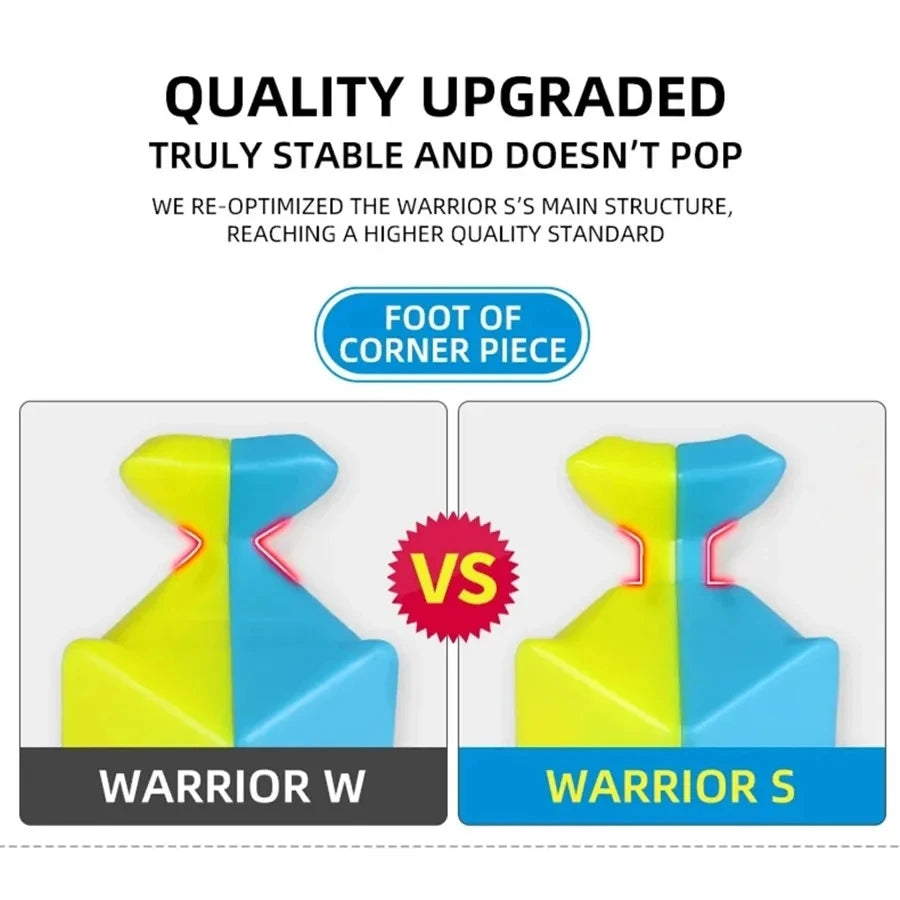 QiYi Speedcube Warrior S 3x3 Magic Cube Stickerless Professional 3x3 Speed Puzzle 3×3 Children's Cubo Magico for Games