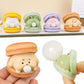 Creative Spit Bubble Burger Squishy Toy Cute Macaron Cartoon Stress Relief for Adults Office Vent Prank Desktop Decor Ornaments