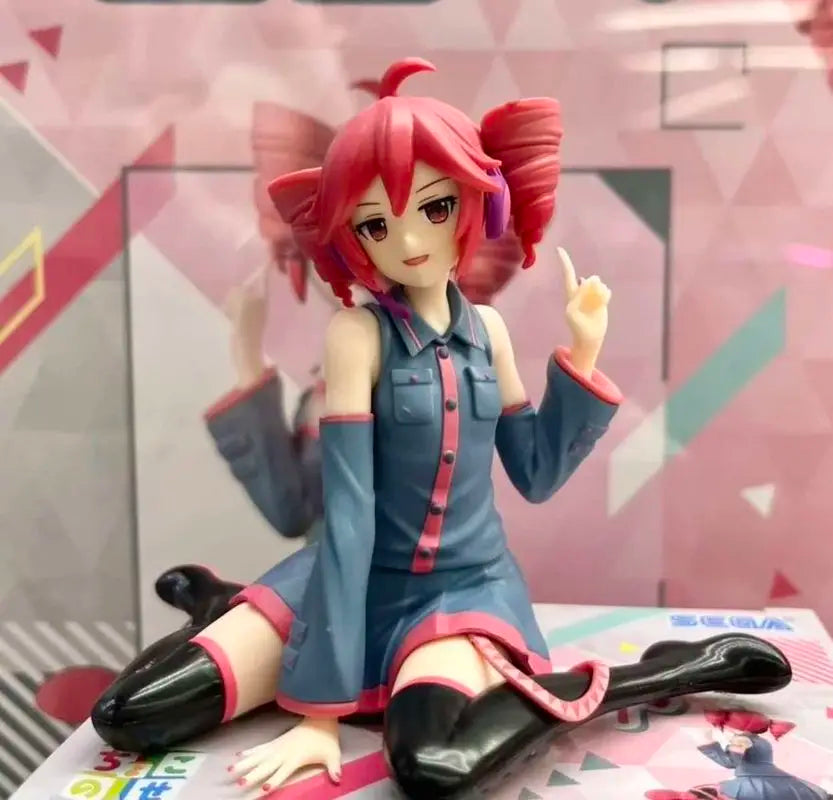 New Product In Stock Anime Heavy Miku Sitting Posture Figurine Model Desktop Decoration Holiday Surprise Gift For Friends