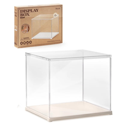 Rolife 3D Puzzle Toy Parts and Accessories - Clear Acrylic Display Box for Hobby Collectible Dust Cover Display Case for Miniature House Stackable Storage Plastic Box