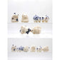 Flocked Fat Kitten Flocking Cats Blind Box Toys Kawaii Cute Doll Gifts Toys Collect Ornaments Gifts