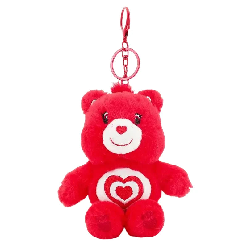 Care Bears Plush Toy Kawaii Squeak Sound Keychain 15cm Pendant Cute Cartoon Keychain Bag Luggage Decor Holiday Birthday Gift