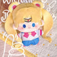 Kawaii Sailor Moon Plush Doll Print Cute Beauty Girl Heart Anime Cartoon Plushies Stuffed Soft Bag Pendant Toys Birthday Gift
