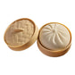 Colorful Dumpling Squishes Stress Balls Fidget Sensory Toys Simulation Food Squishies Bun with Steamer Squeeze Dough Ball Gifts
