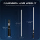 Vader Saber Sith Master Dark Lord Lightsaber XRGB3.0/Xenopixel 3.0 Smooth Swing App Control Colour Change