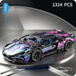 1:14 Technical Building Blocks Racing Car Model Collectible Car Construction Toys For Boy Desktop Decorations Model 1314PCS