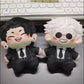 JJK Anime Plush Doll Cute Gojo and Geto Plushies Kawaii Bag Pendant Geto Suguru Stuffed Animals Doll Pillow Home Decor Kids Gift