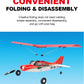 M7 Moore Off-road Aircraft Qidi560 RC Plane EPP 4CH Remote Control Brushless Airplane with LED Light Model Toys for Children