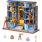 Rolife DIY Miniature House Kit Magic Astronomy Shop Dollhouse Model Building Kit Wooden 3D Puzzle Toys with LED for Home Decor