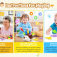 Sensory Hedgehog Toys Toddler Montessori Fine Motor Toys Baby Preschooler Educational Sensory Travel Toys for Age 1 2 3 4 Year