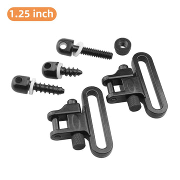 Tactical 1.25" QD Sling Swivel Mount Adapter Quick Detach 300lb Sling Swivel Clips Attachment Toy Gun Accessories