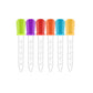 5ml Small Plastic Graduated Dropper Liquid Eye Ear Pipette Drawing Paint Tools Lab Experiment Toys For Children Kids Gift