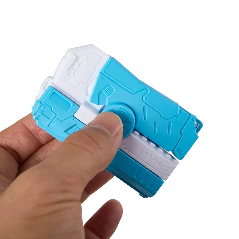 2 in 1 Deformed Fidget Spinner Toys Gun for Children Antistress Hand Spinner Vent Toy Funny Automatic Rebound Mini Gun Gyro Gift