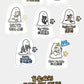 52toys Ghost Behold My Cat Series Blind Box Each Style With A Luminous Effect Car Decorative Ornament Model Mystery Box Fun Gift