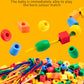Beaded Diy Handmade Puzzle Wearing Beads Building Blocks EarlyEducation Geometry Shape Bracelet Toy
